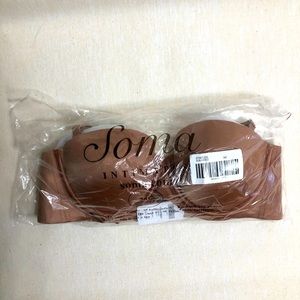 Soma Vanishing Strapless Bra Sun Kissed 34C